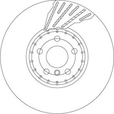 DF6890S Bremsscheibe TRW SINGLE