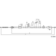 17.1099 Seilzug, Feststellbremse