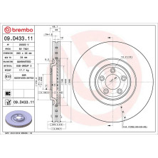 Brembo | Bremsscheibe | 09.D433.11