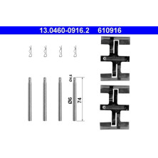 13.0460-0916.2 Zubehörsatz, Scheibenbremsbelag