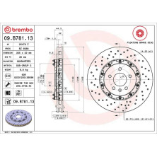 Brembo | Bremsscheibe | 09.B781.13