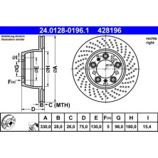 Bremsscheibe 24.0128-0196.1