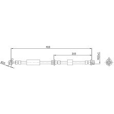 Bremsschlauch 4112536 Bremsschlauch 4112536