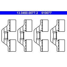 ATE Zubehörsatz, Scheibenbremsbelag 13.0460-0077.2 ATE Zubehörsatz, Scheibenbremsbelag 13.0460-0077.2