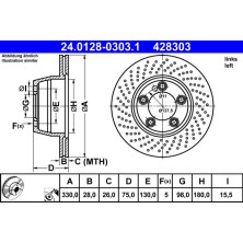 Bremsscheibe 24.0128-0303.1