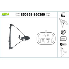 Valeo Fensterheber 850359