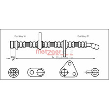 Bremsschlauch 4113500 Bremsschlauch 4113500