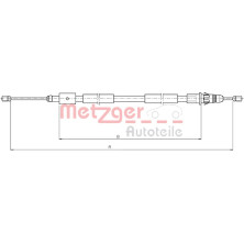Metzger Seilzug, Feststellbremse 10.4657 Metzger Seilzug, Feststellbremse 10.4657
