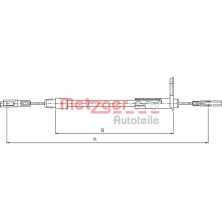 Metzger Seilzug, Feststellbremse 10.9441 Metzger Seilzug, Feststellbremse 10.9441