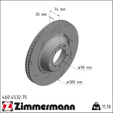 Bremsscheibe 460.4532.75