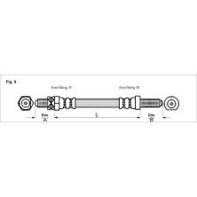 Metzger Bremsschlauch 4112102