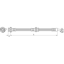 Metzger Bremsschlauch 4111547