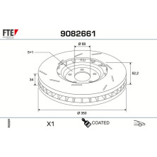 Bremsscheibe 9082661 Bremsscheibe 9082661