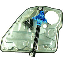 METZGER 2160149 Fensterheber für VW GOLF, BORA hinten links, Betriebsart: elektrisch, mit Anschraubplatte, ohne Elektromotor