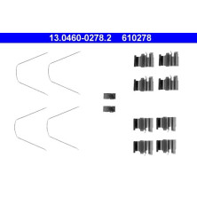 ATE Zubehörsatz, Scheibenbremsbelag 13.0460-0278.2 ATE Zubehörsatz, Scheibenbremsbelag 13.0460-0278.2