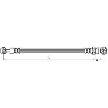 Metzger Bremsschlauch 4111030