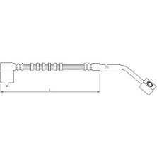Metzger Bremsschlauch 4110686