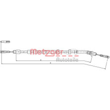 Seilzug, Feststellbremse 10.9512 Seilzug, Feststellbremse 10.9512