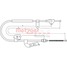 Metzger Seilzug, Feststellbremse 10.4511