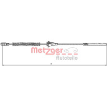 Metzger Seilzug, Feststellbremse 11.5754 Metzger Seilzug, Feststellbremse 11.5754