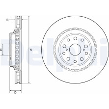 Delphi Bremsscheibe BG9186C Delphi Bremsscheibe BG9186C