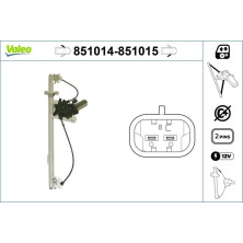 Valeo Fensterheber 851015