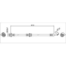 Metzger Bremsschlauch 4111946