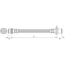 Metzger Bremsschlauch 4111501