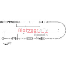 Metzger Seilzug, Feststellbremse 11.5769