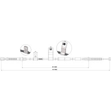 17.0605 Seilzug, Feststellbremse