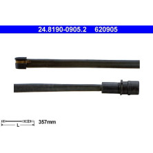 ATE | Warnkontakt, Bremsbelagverschleiß | 24.8190-0905.2