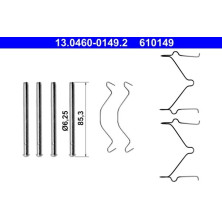 ATE | Zubehörsatz, Scheibenbremsbelag | 13.0460-0149.2