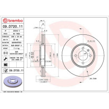 Brembo | Bremsscheibe | 09.D720.11
