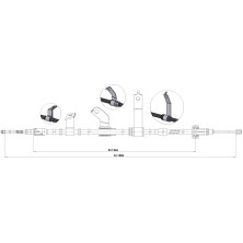 1.KI014 Seilzug, Feststellbremse