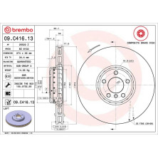 Brembo | Bremsscheibe | 09.C416.13