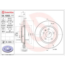 Brembo | Bremsscheibe | 09.N363.11
