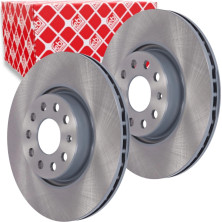 FEBI BILSTEIN 24384 Bremsscheibe Ø 312mm VORNE, innenbelüftet, beschichtet