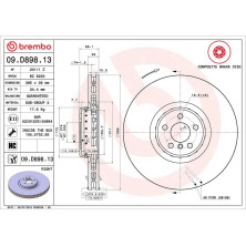Brembo | Bremsscheibe | 09.D898.13