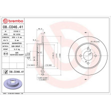Brembo | Bremsscheibe | 08.C046.41