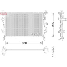Denso | Kühler, Motorkühlung | DRM09044