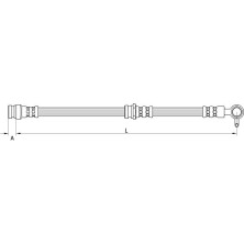 Metzger | Bremsschlauch | 4111631