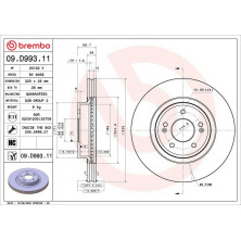 Brembo | Bremsscheibe | 09.D993.11