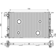 Valeo | Kühler, Motorkühlung | 701224