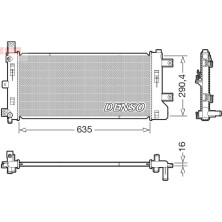 Denso | Kühler, Motorkühlung | DRM50055
