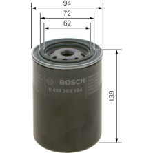 BOSCH | Ölfilter | 0 451 203 194