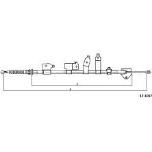 17.1097 Seilzug, Feststellbremse