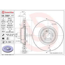 Brembo | Bremsscheibe | 09.D981.11