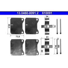 13.0460-0091.2 Zubehörsatz, Scheibenbremsbelag