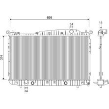Valeo | Kühler, Motorkühlung | 701241