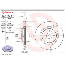 Brembo | Bremsscheibe | 09.5486.50